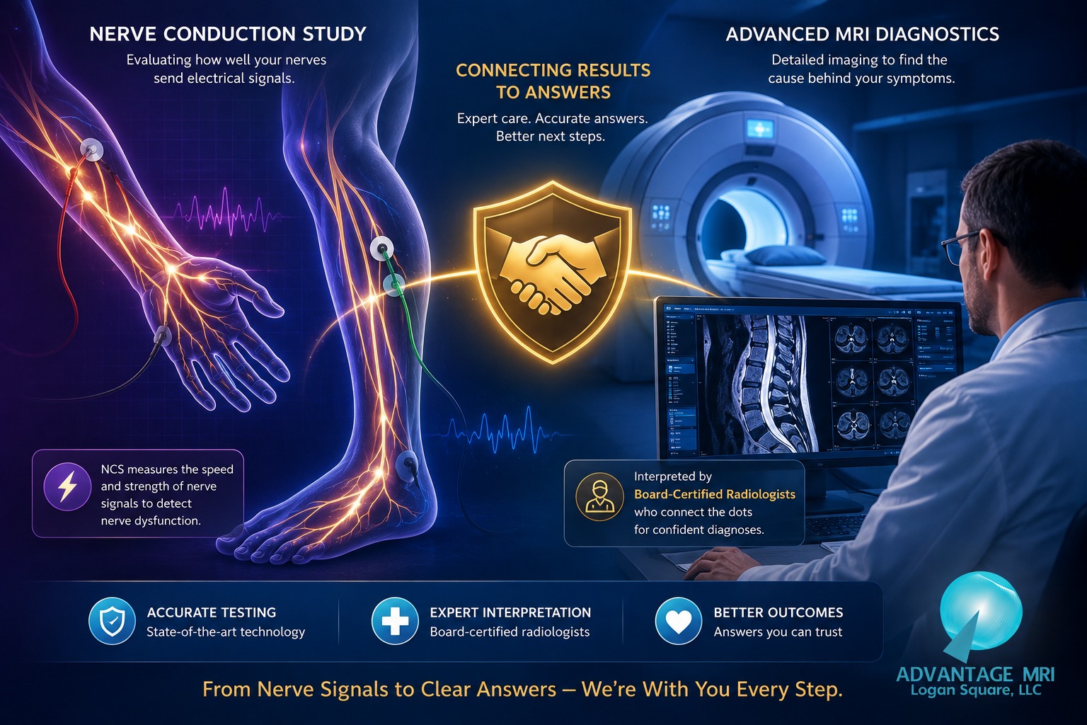 does a nerve conduction study hurt